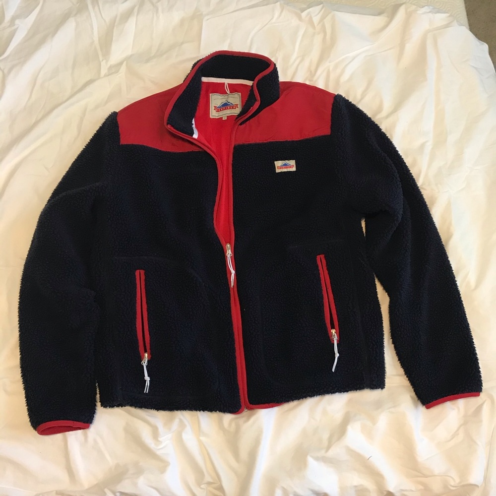 Penfield Jacket, Blue w/ Red Accents. SZ XL